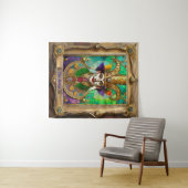 Mardi Gras Realm Portraits - Der Künstler Dali Wandteppich (Beispiel (Horizontal))