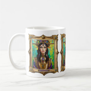 Mardi Gras Realm Portraits - Die kreolische Prinze Kaffeetasse