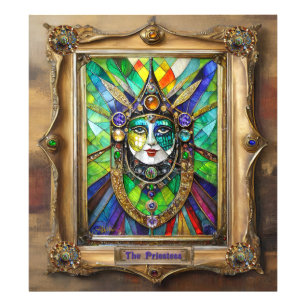 Mardi Gras Realm Portraits - Die Priesterin Fotodruck