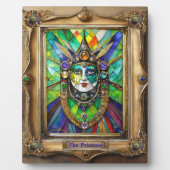 Mardi Gras Realm Portraits - Die Priesterin Fotoplatte (Vorderseite)