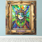 Mardi Gras Realm Portraits - Die Priesterin Leinwanddruck (Insitu (Holzboden))