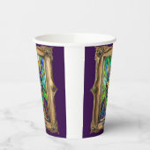 Mardi Gras Realm Portraits - Die Priesterin Pappbecher (Links)