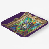 Mardi Gras Realm Portraits - Die Priesterin Pappteller (Gewinkelt)