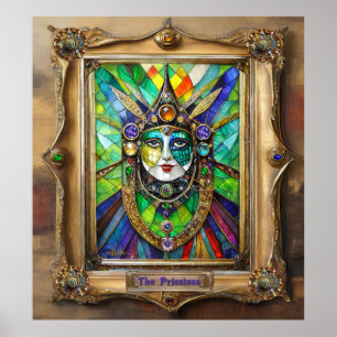 Mardi Gras Realm Portraits - Die Priesterin Poster