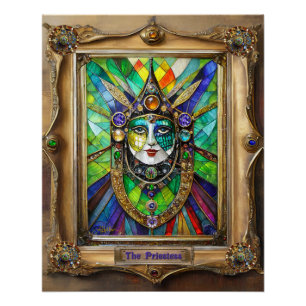 Mardi Gras Realm Portraits - Die Priesterin Poster