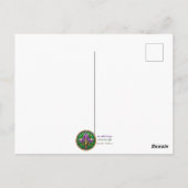 Mardi Gras Realm Portraits - Die Priesterin Postkarte (Rückseite)