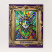 Mardi Gras Realm Portraits - Die Priesterin Puzzle (Vertikal)