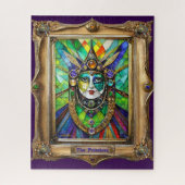 Mardi Gras Realm Portraits - Die Priesterin Puzzle (Vertikal)