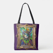 Mardi Gras Realm Portraits - Die Priesterin Tasche (Rückseite)