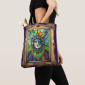 Mardi Gras Realm Portraits - Die Priesterin Tasche (Von Nahem)