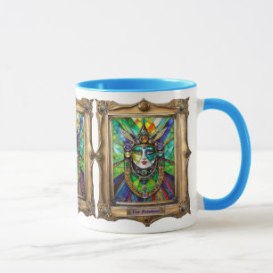 Mardi Gras Realm Portraits - Die Priesterin Tasse