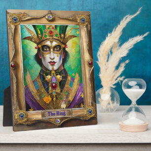 Mardi Gras Realm Portraits - The King Fotoplatte