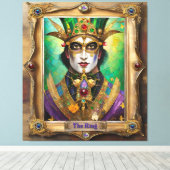 Mardi Gras Realm Portraits - The King Leinwanddruck (Insitu (Holzboden))