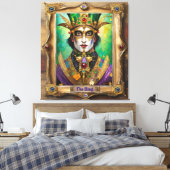 Mardi Gras Realm Portraits - The King Leinwanddruck (Insitu (Schlafzimmer))