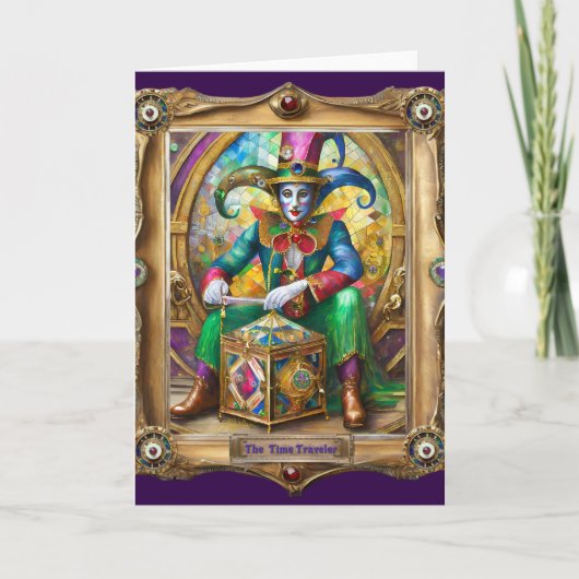 Mardi Gras Realm Portraits - The Time Traveller Karte (Vorderseite)