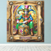 Mardi Gras Realm Portraits - The Time Traveller Leinwanddruck (Insitu (Holzboden))