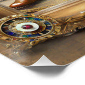 Mardi Gras Realm Portraits - The Time Traveller Poster (Ecke)