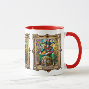 Mardi Gras Realm-Porträts - Der Zeitreisende Tasse