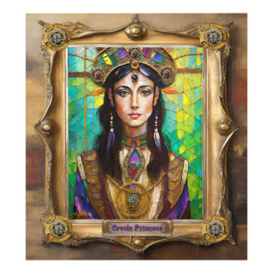 Mardi Gras Realm Porträts - Die Kreolische Prinzes Fotodruck