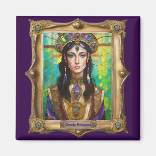 Mardi Gras Realm Porträts - Die Kreolische Prinzes Magnet