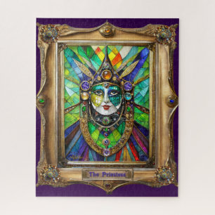 Mardi Gras Realm Porträts - Die Priesterin Puzzle