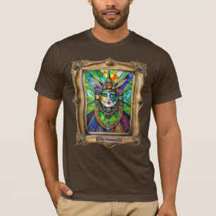 Mardi Gras Realm Porträts - Die Priesterin T-Shirt