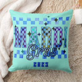 Mardi Gras Red Black Kissen