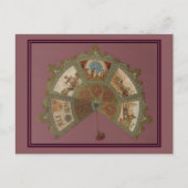 Mardi Gras Rex Ball 1890 Einladungspostkarte (Vorderseite)