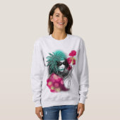 Mardi Gras Rodelbahn mit Aussicht Giro del Malcant Sweatshirt (Vorne ganz)