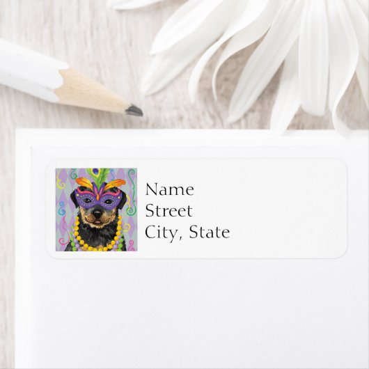 Mardi Gras Rottweiler (Insitu)