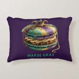 Mardi Gras Royal Macaron Dekokissen