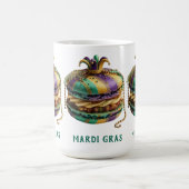 Mardi Gras Royal Macaron Kaffeetasse (Mittel)