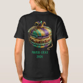 Mardi Gras Royal Macaron T-Shirt (Rückseite)