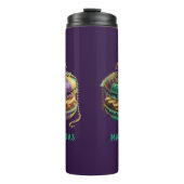 Mardi Gras Royal Macaron Thermosbecher (Vorderseite)