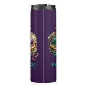 Mardi Gras Royal Macaron Thermosbecher (Rückseite)