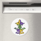 Mardi Gras Royalty Magnet (In Situ (Geschirrspüler))