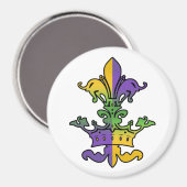 Mardi Gras Royalty Magnet (Vorderseite/Rückseite)