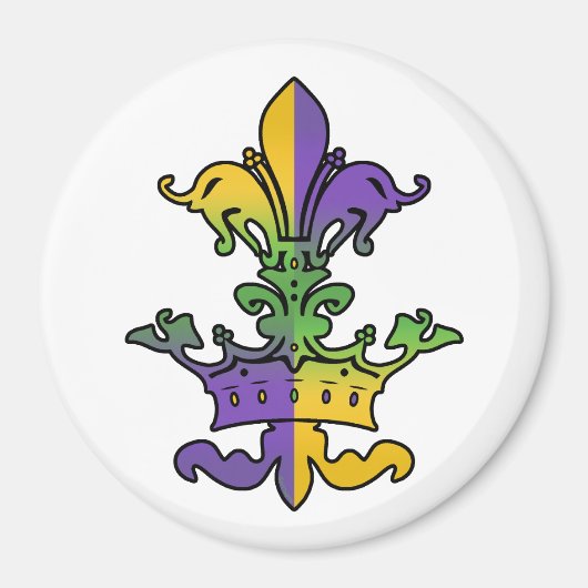 Mardi Gras Royalty Magnet (Vorne)