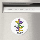Mardi Gras Royalty Magnet (In Situ (Geschirrspüler))
