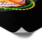 Mardi Gras S And Beads Fat Tuesday Carnival Festiv Poster (Ecke)