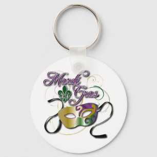 Mardi Gras Schlüsselanhänger