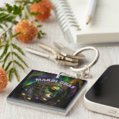 Mardi Gras Schlüsselanhänger (Vorderseite rechts)