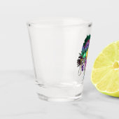Mardi Gras Schnapsglas (Links)