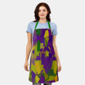 Mardi Gras Schürze (Getragen)