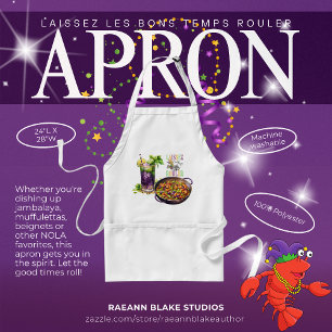 Mardi Gras Schürze