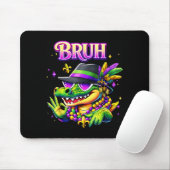 Mardi Gras Sechs Sieben 6 7 Meme Bruh Mardigator A Mousepad (Mit Mouse)