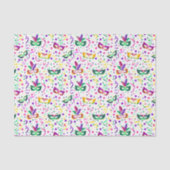 Mardi Gras Seidenpapier (Vorderseite)
