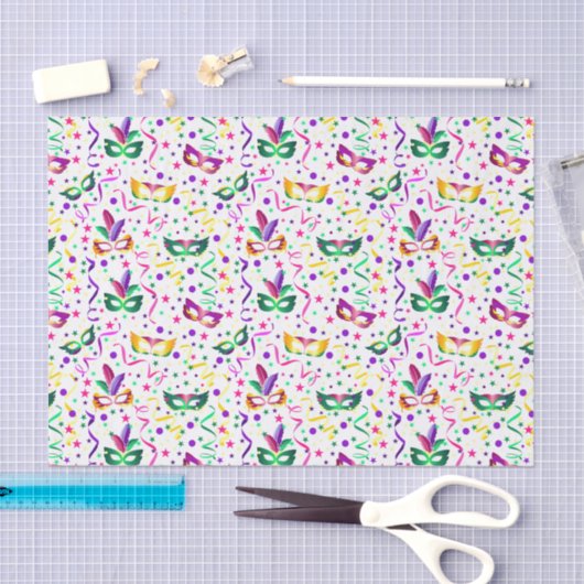 Mardi Gras Seidenpapier (Handwerk)