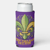 Mardi Gras Selzars Lovers Selters Dosenkühler (Seltzer Vorderseite)