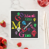 MARDI GRAS SERVIETTE (Beispiel)
